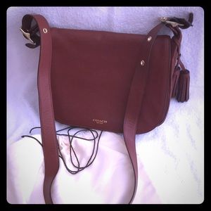 Authentic leather coach purse!